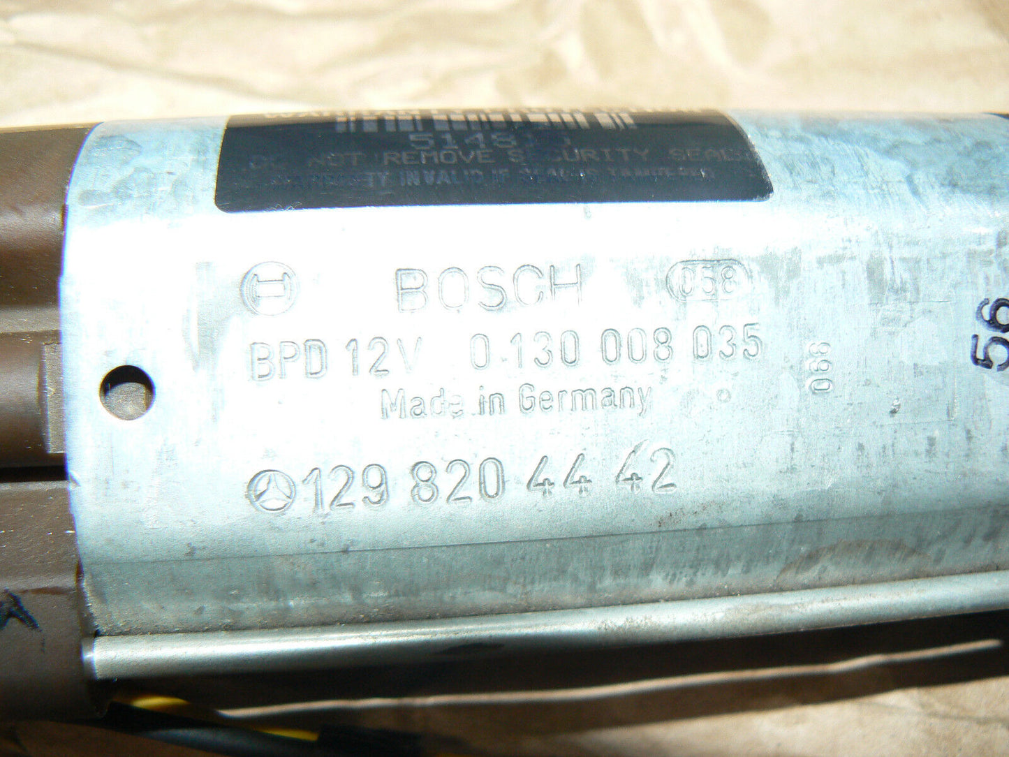 Mercedes sl Main Seat Adjuster Motor 300sl 500sl 600sl 300 500 600 r129 Up Down