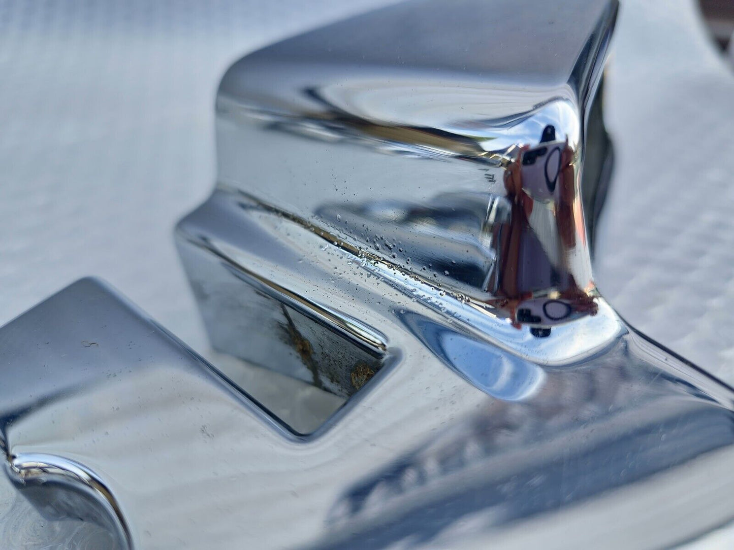 SL Chrome Covers 380sl 560sl 560 420 latch hinge top W107 1076930335 1076930435