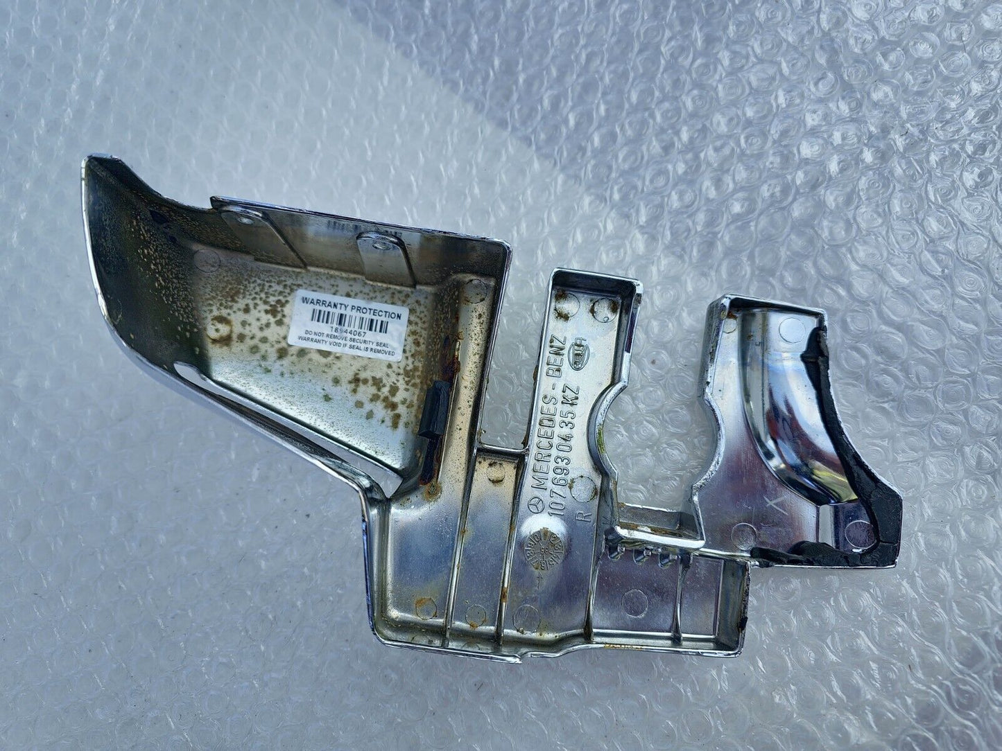 SL Chrome Covers 380sl 560sl 560 420 latch hinge top W107 1076930335 1076930435