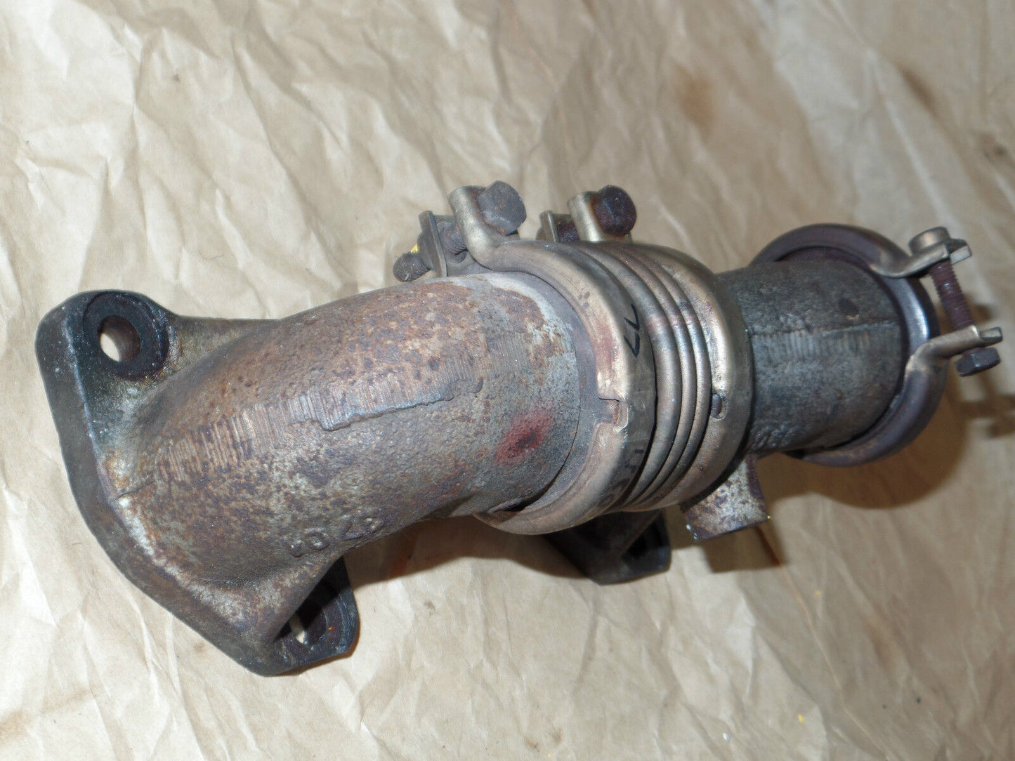 MERCEDES sl 107 Exhaust Manifold 450sl W107 450 R107 slc 380 450slc pipe tube