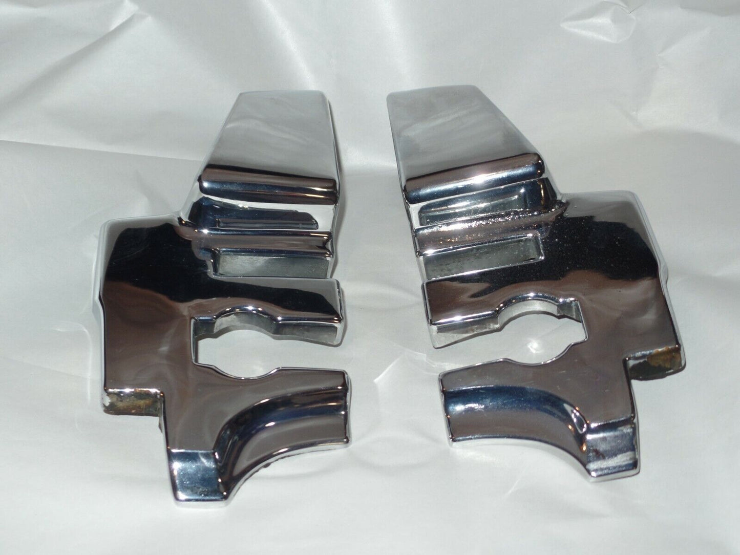 SL Chrome Covers 380sl 560sl 560 420 latch hinge top W107 1076930335 1076930435