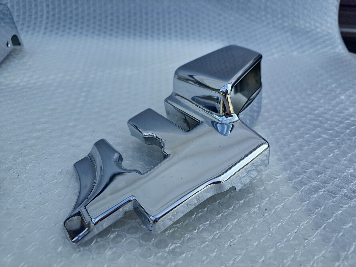 SL Chrome Covers 380sl 560sl 560 420 latch hinge top W107 1076930335 1076930435
