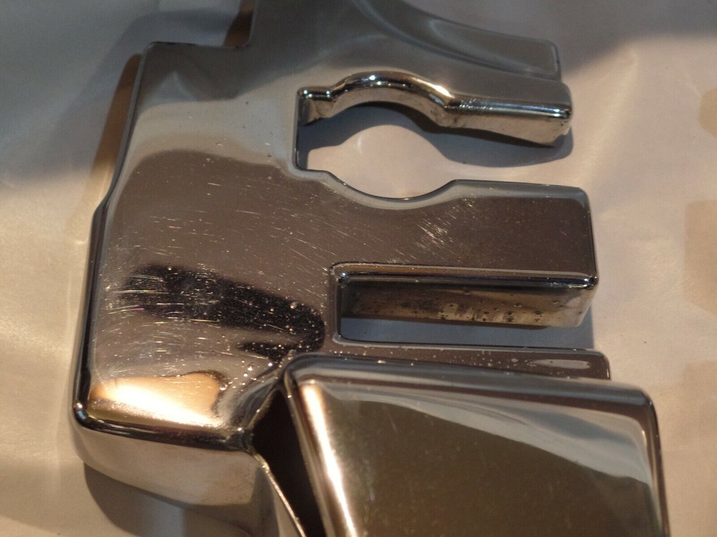 SL Chrome Covers 380sl 560sl 560 420 latch hinge top W107 1076930335 1076930435