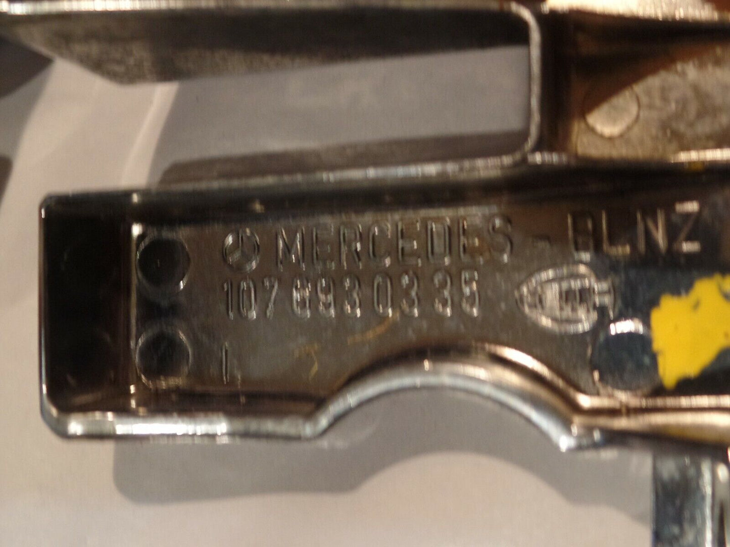 SL Chrome Covers 380sl 560sl 560 420 latch hinge top W107 1076930335 1076930435