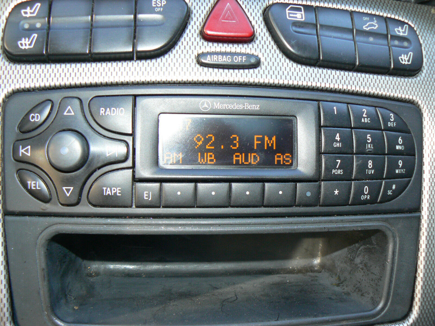 Mercedes Benz Radio Tape AM/FM c230 c320 230 320 w203 coupe c240 240 sedan 