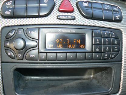 Mercedes Benz Radio Tape AM/FM c230 c320 230 320 w203 coupe c240 240 sedan 