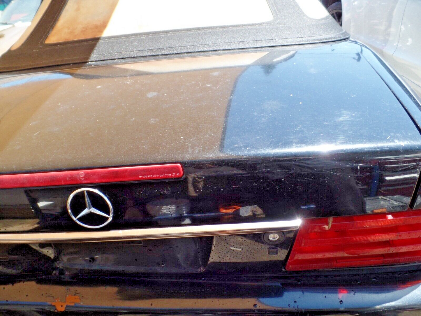 Mercedes SL r129 Trunk Lid 300sl 500sl 600sl sl73 320sl 300 500 600  Black door