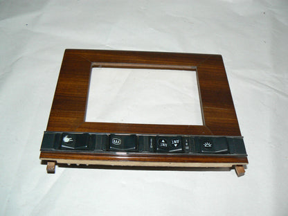 Mercedes sel Climate AC Heater Control wood panel 450 450sel w116 116 w/ switch