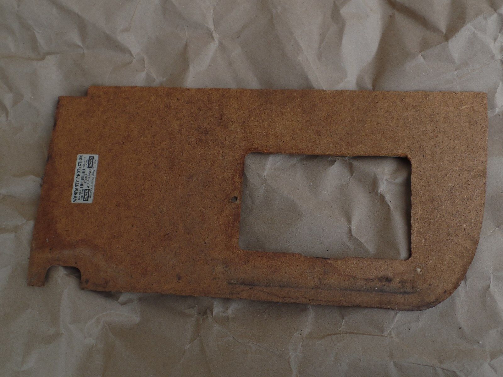 Mercedes sl W107 fuse panel cover 450 380 560 slc 107 450sl 380sl 560sl 450slc