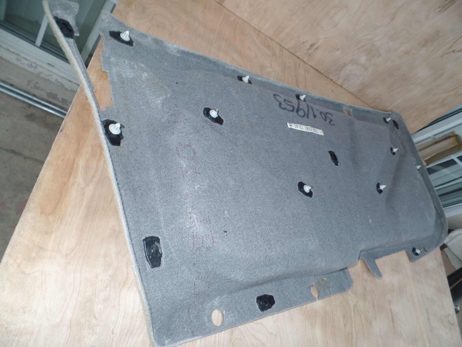 MERCEDES sl Trunk Lid Carpet  Cover Panel R129 SL320 300sl 500sl 600sl 300 500