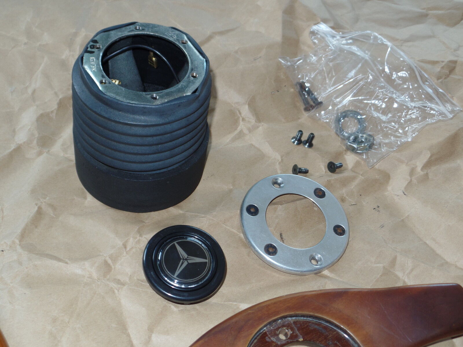 Mercedes sl Steering Wheel Hub Horn 450sl w107 450 slc 107 350 380 column 450slc