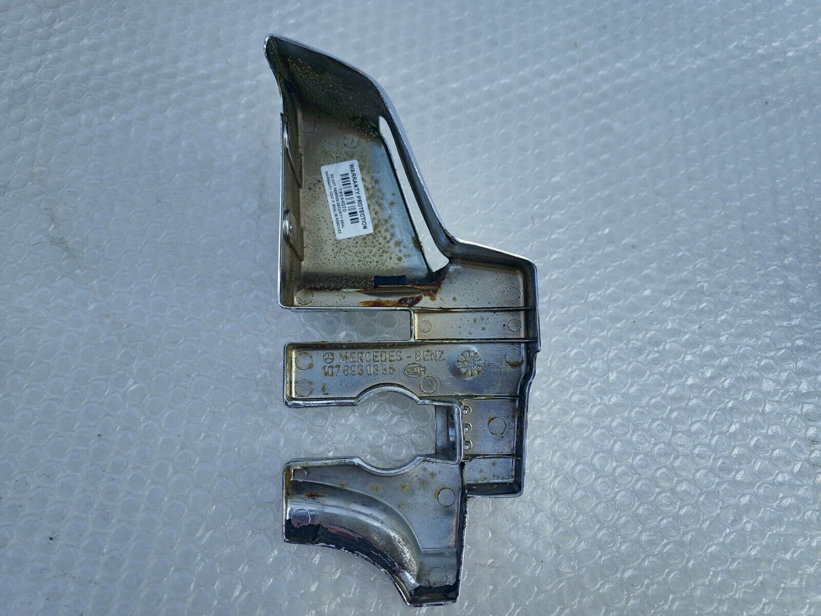 Mercedes SL Chrome Cover 380sl 560sl 560 420 latch hinge top W107 1076930335