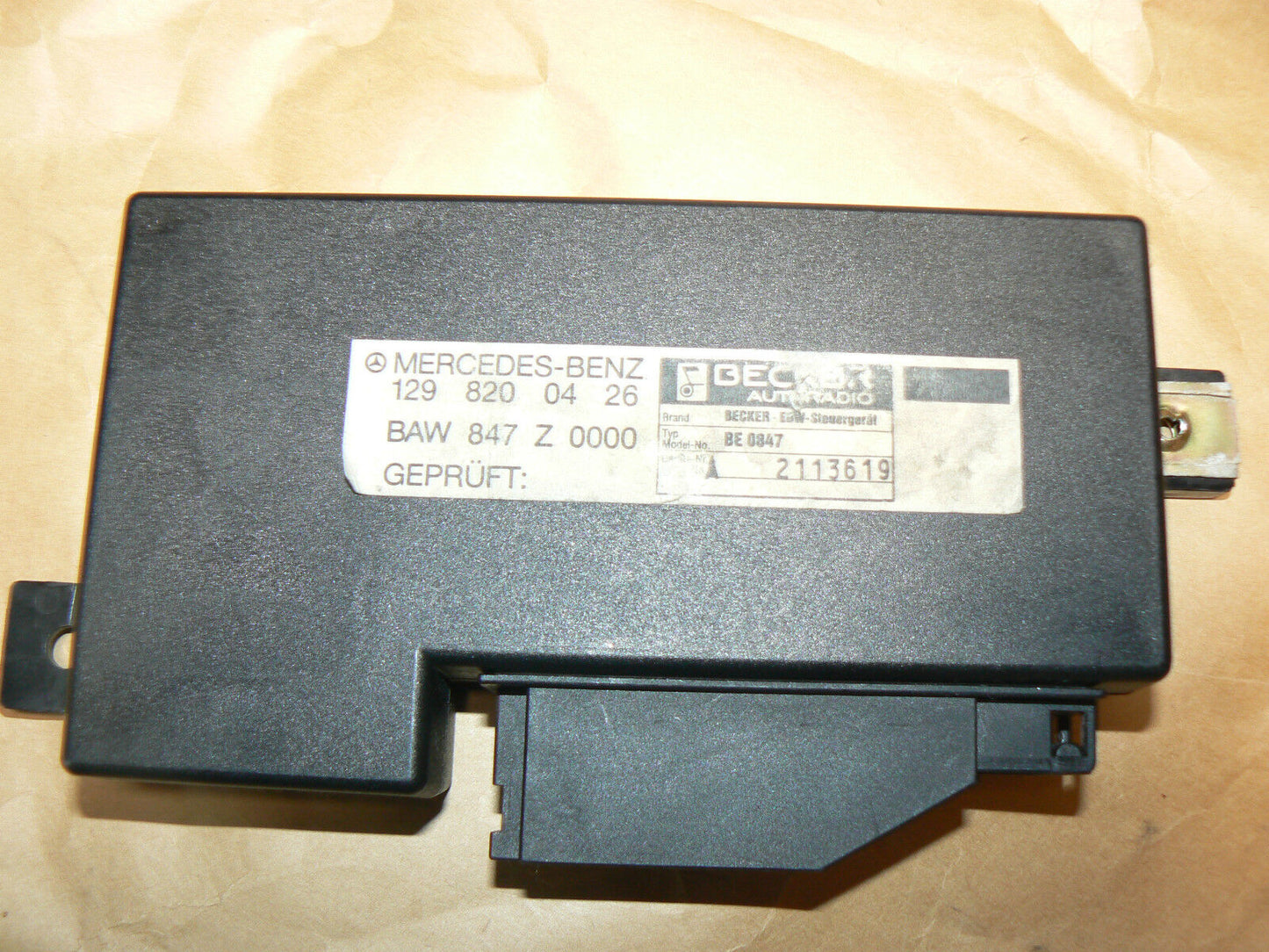 MERCEDES SL Alarm Security Control Unit Module R129 300sl 300 1298200426 500sl