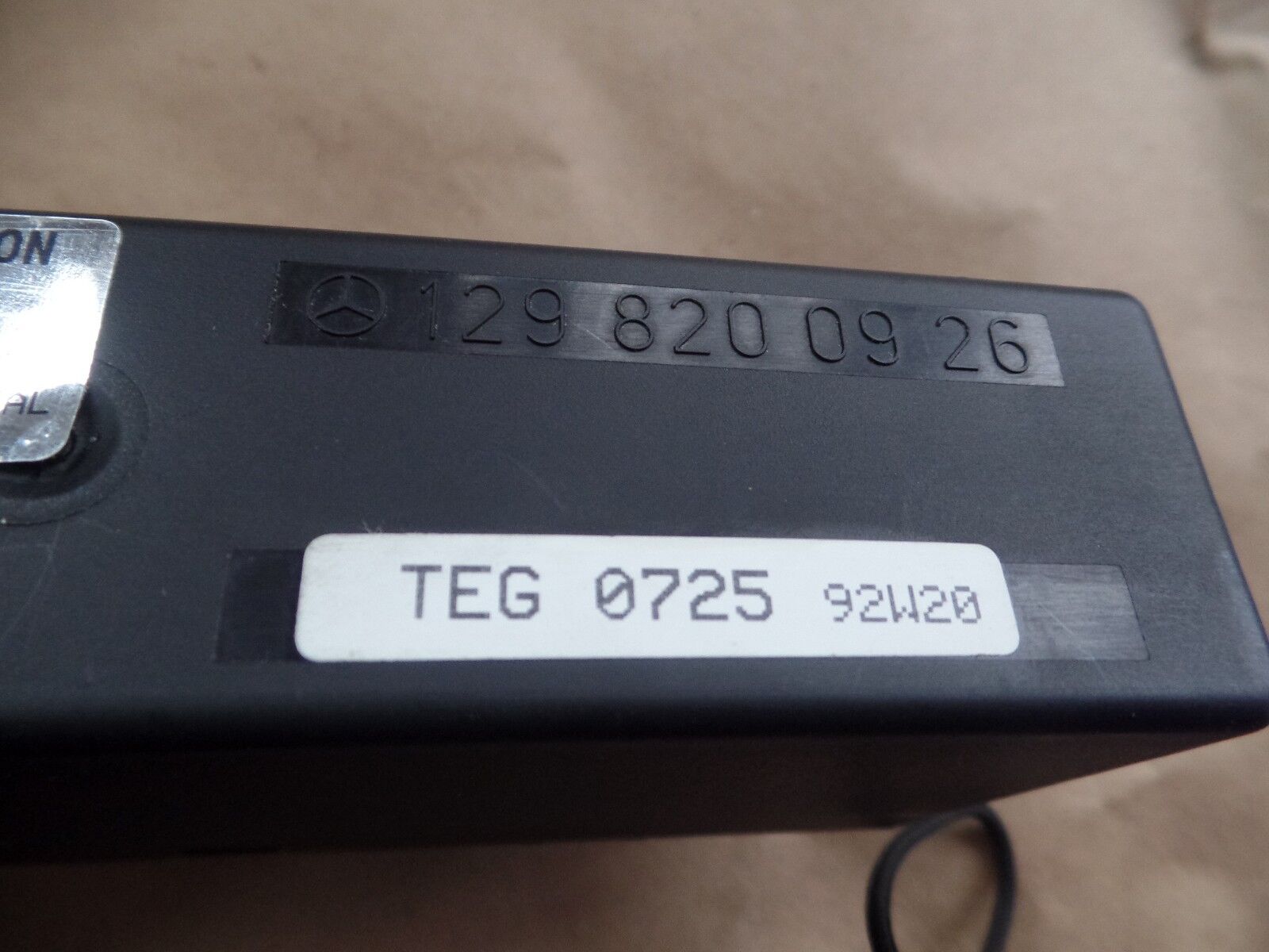 MERCEDES SL Seat Mirror Memory Module R129 300sl 300 1298200926 500sl 600 500 