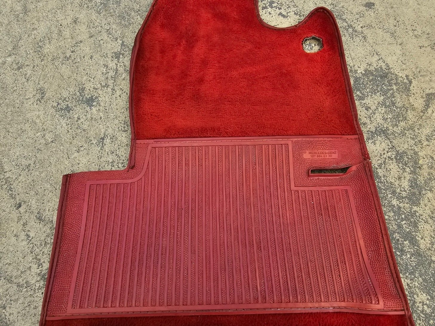 Mercedes SL Mat carpet 450sl 560sl 107 380 450 R107 driver  w107 380sl r107