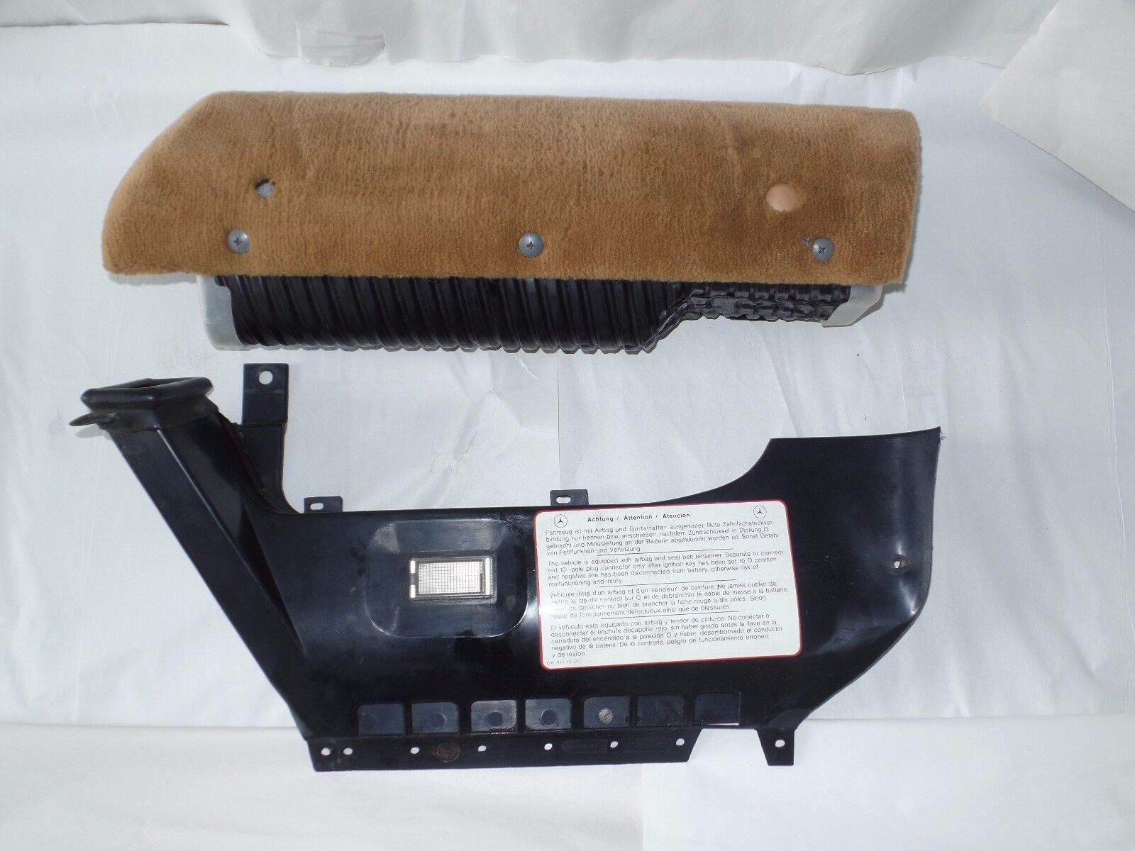 Mercedes sl w107 r107 107 560sl 560 Under dash Panels underdash air duct guide