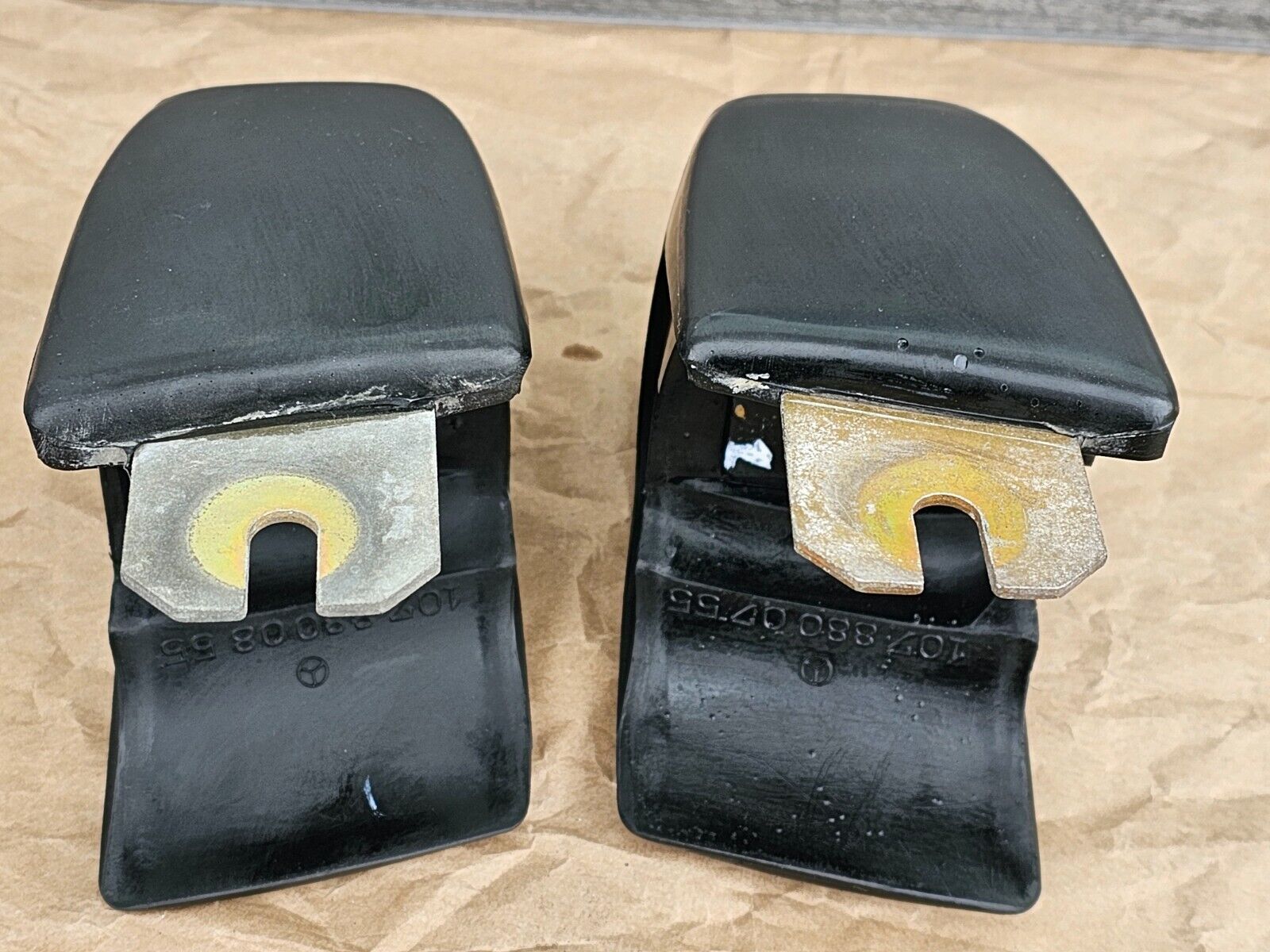 Mercedes SL front bumper guard pair 1078800755 1078800855 380 450 560 w107 r107