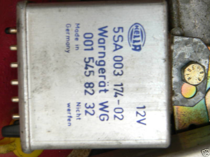 MERCEDES SL Module Relay 0015458232 seatbelt 450 380 sl 300 slc hella sec sel ce