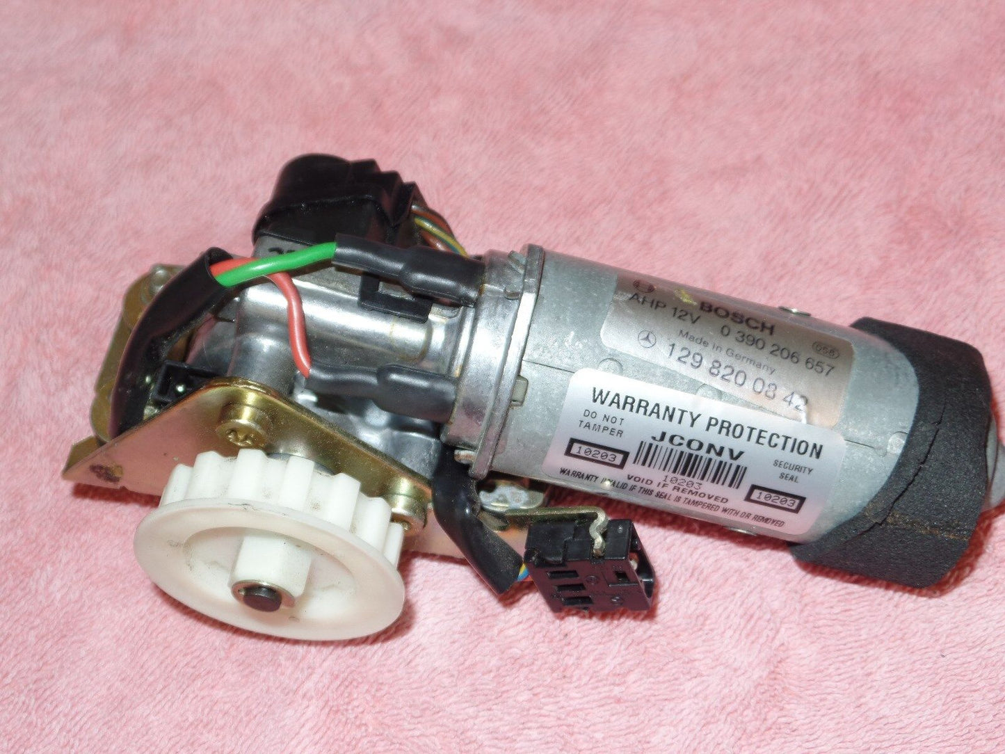 Mercedes sl Seat Head Rest Adjuster Motor 300sl 500sl 600sl 300 500 600 r129