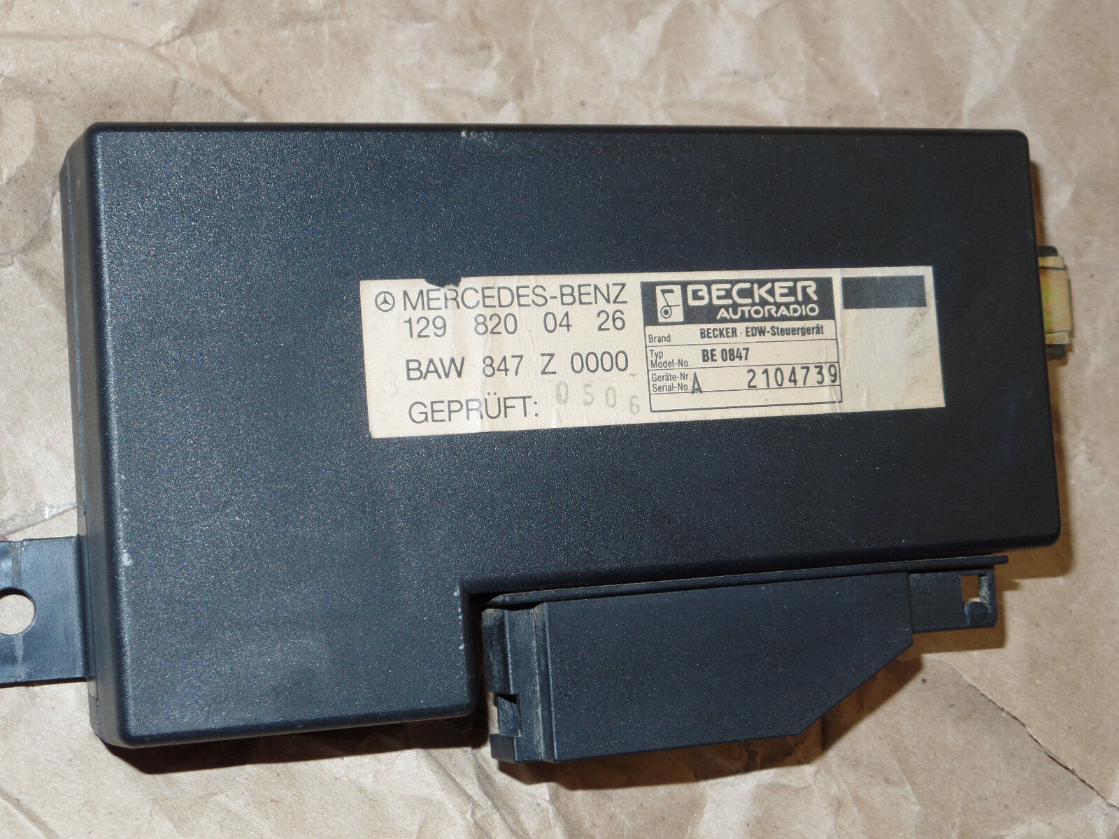 MERCEDES SL Alarm Security Control Unit Module R129 300sl 300 1298200426 500sl
