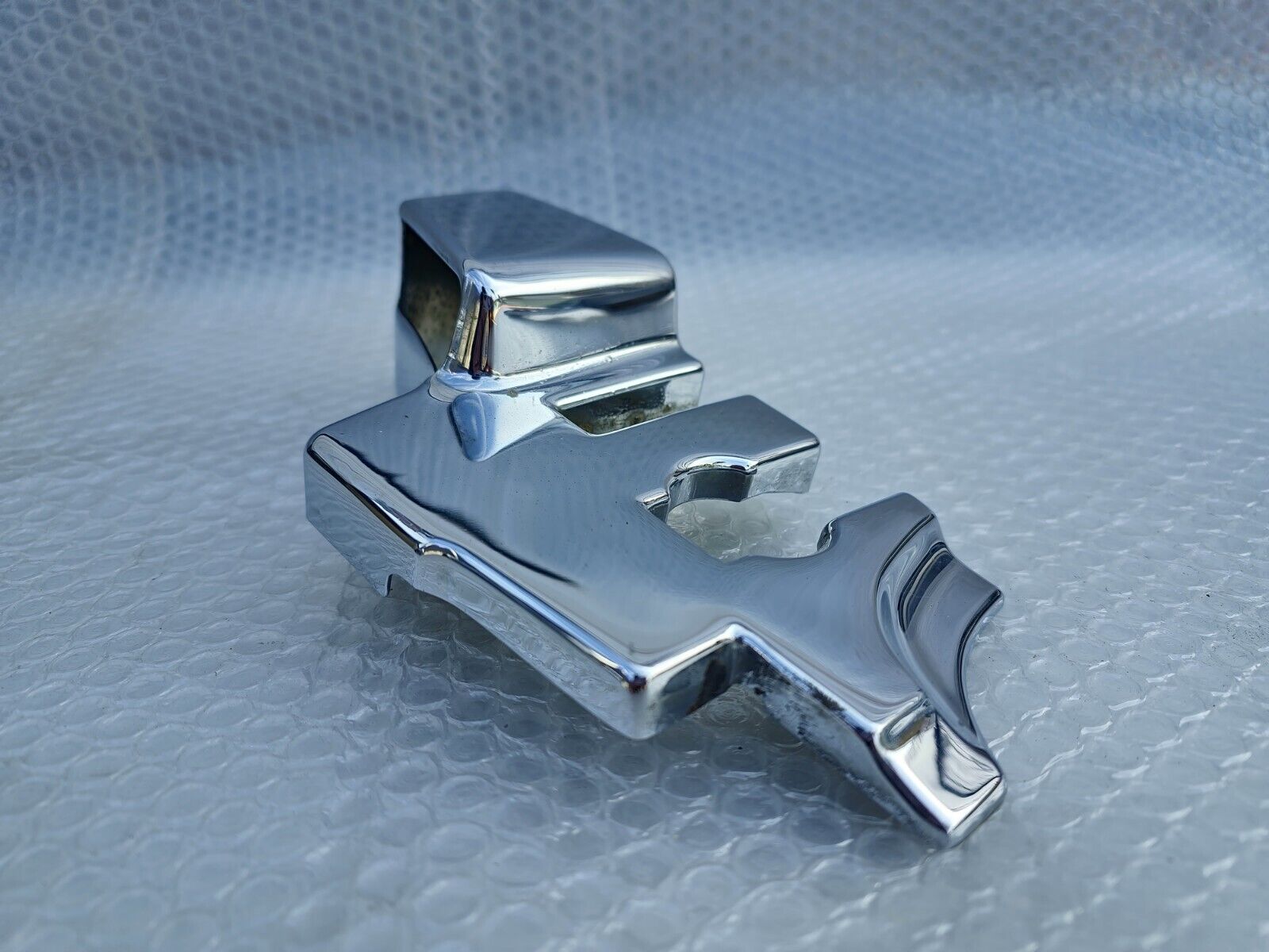 Mercedes SL Chrome Cover 380sl 560sl 560 420 latch hinge top W107 1076930335