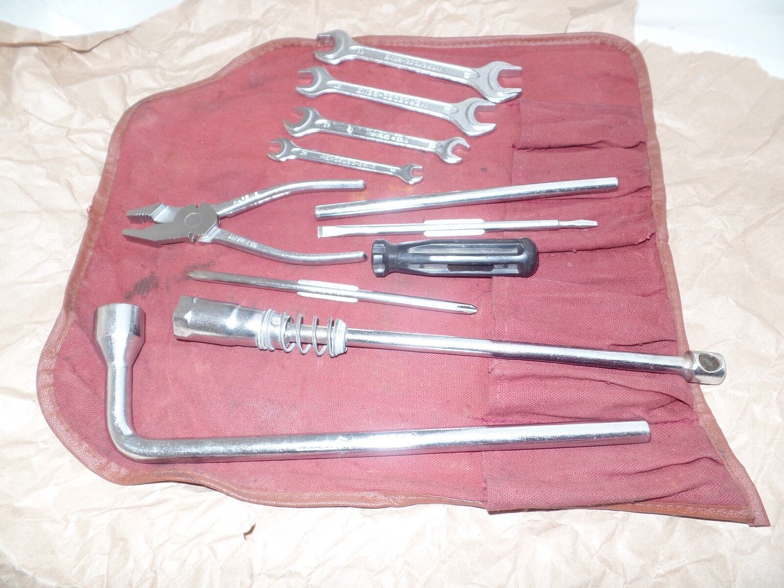 MERCEDES Tool Kit 380sl 450sl 560sl w107 350 450 560 380 sl 107 R107 Tools Bag