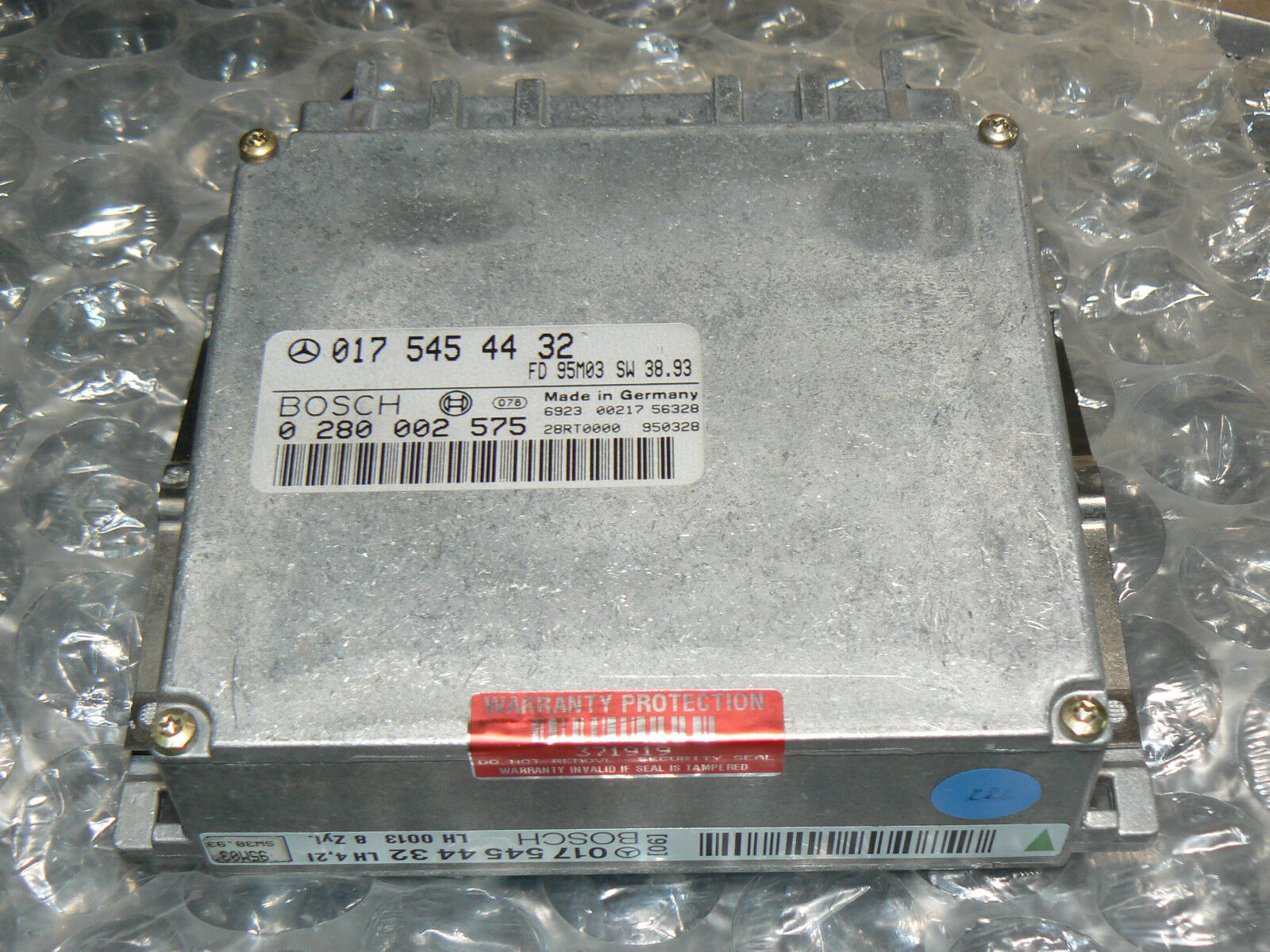 Mercedes S ECU 400SE SEL S420 400 420 SE 140 0175454432 LH MSG Control Unit