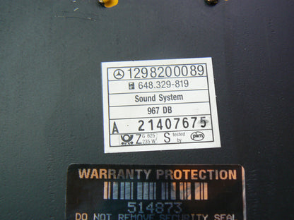 MERCEDES SL 1298200089 Sound System Amplifier 300 500 sl500 300sl 600 r129 
