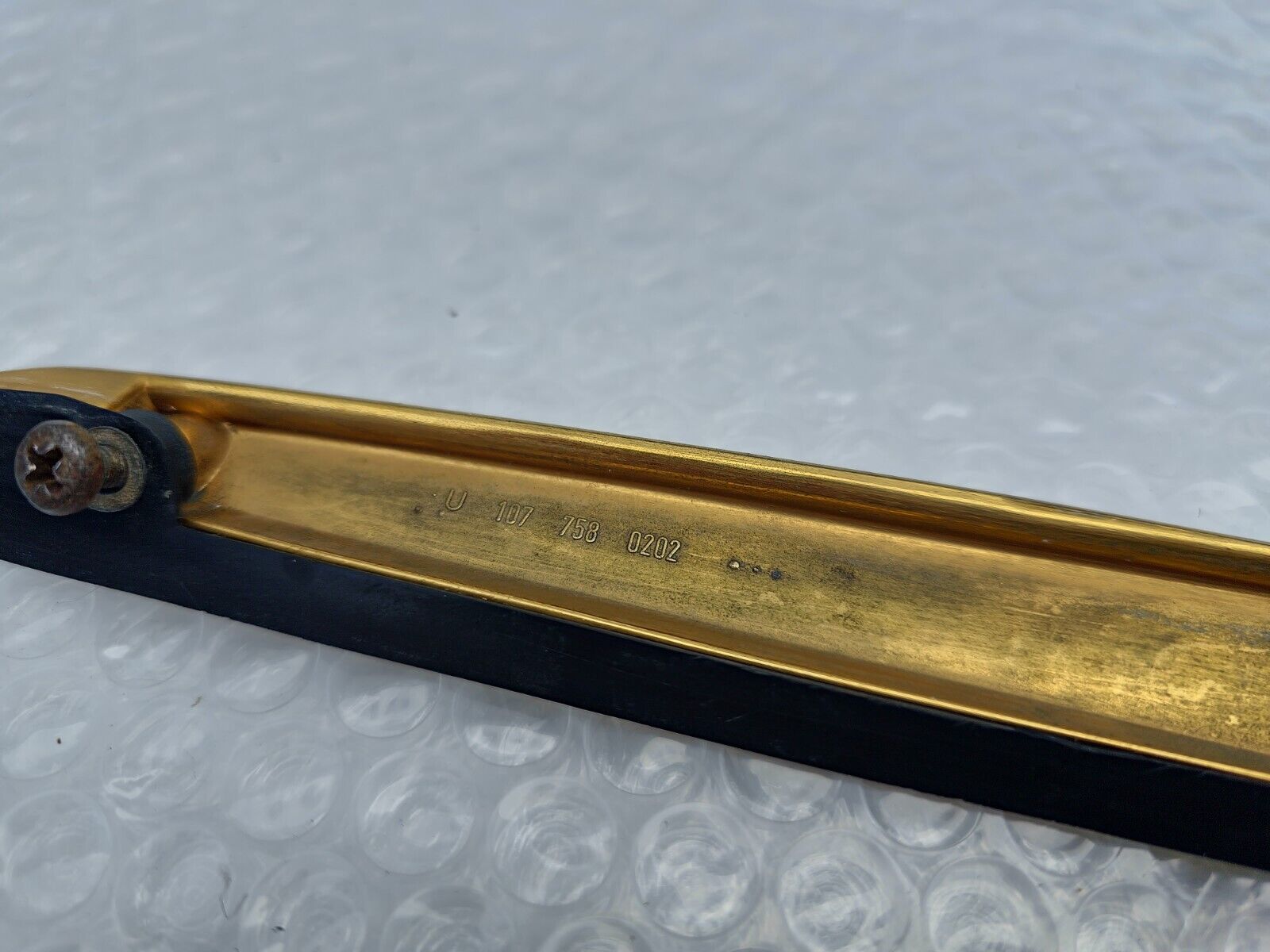 Mercedes SL Chrome trunk Handle 450 380 560 107 W107 molding 450sl 380sl 560sl