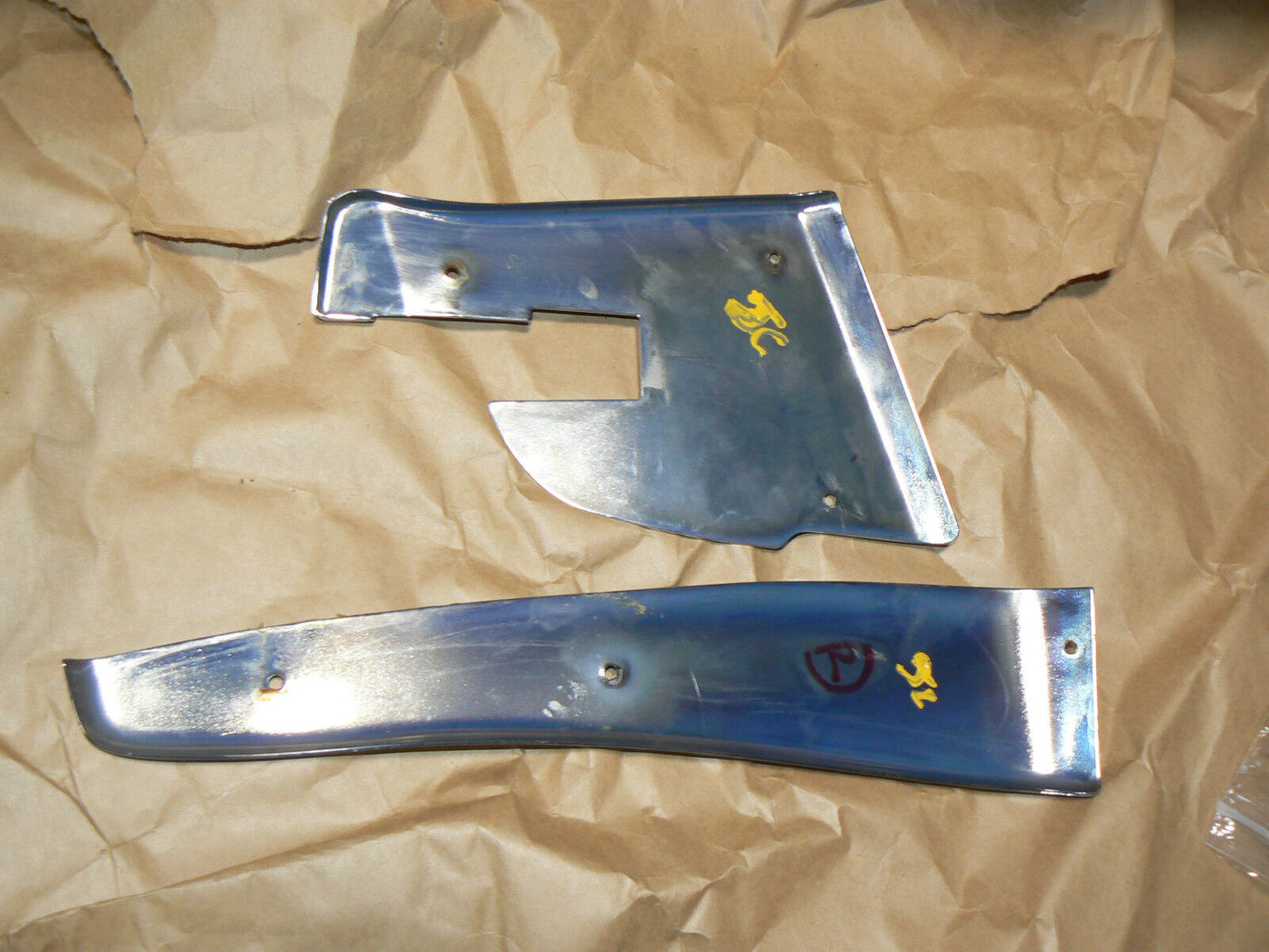 Mercedes SL chrome Door molding trims 560sl 450 380 slc 107 w107 560 350 280 500
