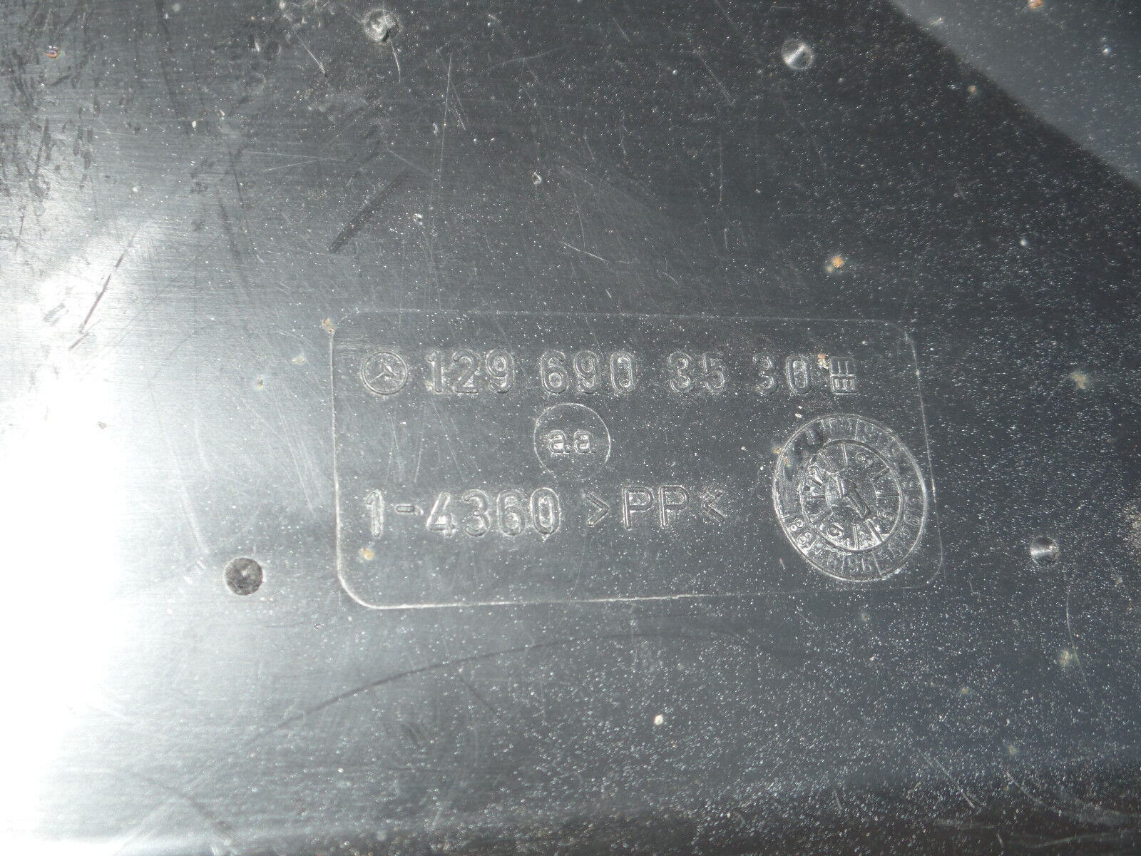 MERCEDES sl Trunk Spare Tire Cover Panel R129 SL320 300sl 500sl 600sl 300 500