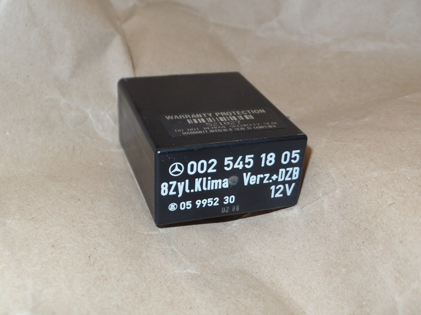 MERCEDES W107 AC Compressor Relay 0025451805 560sl 560 560SEL 420 sel sec 500 sl