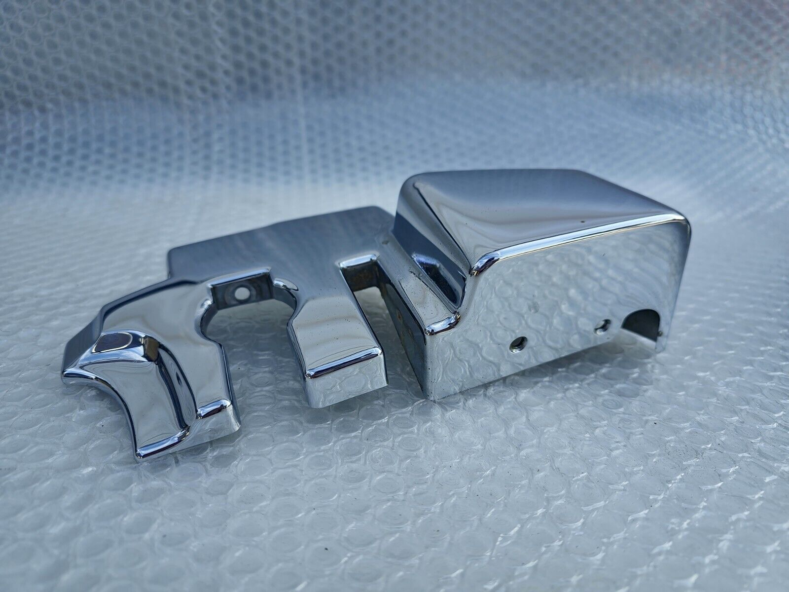 Mercedes SL Chrome Cover 380sl 560sl 560 420 latch hinge top W107 1076930335